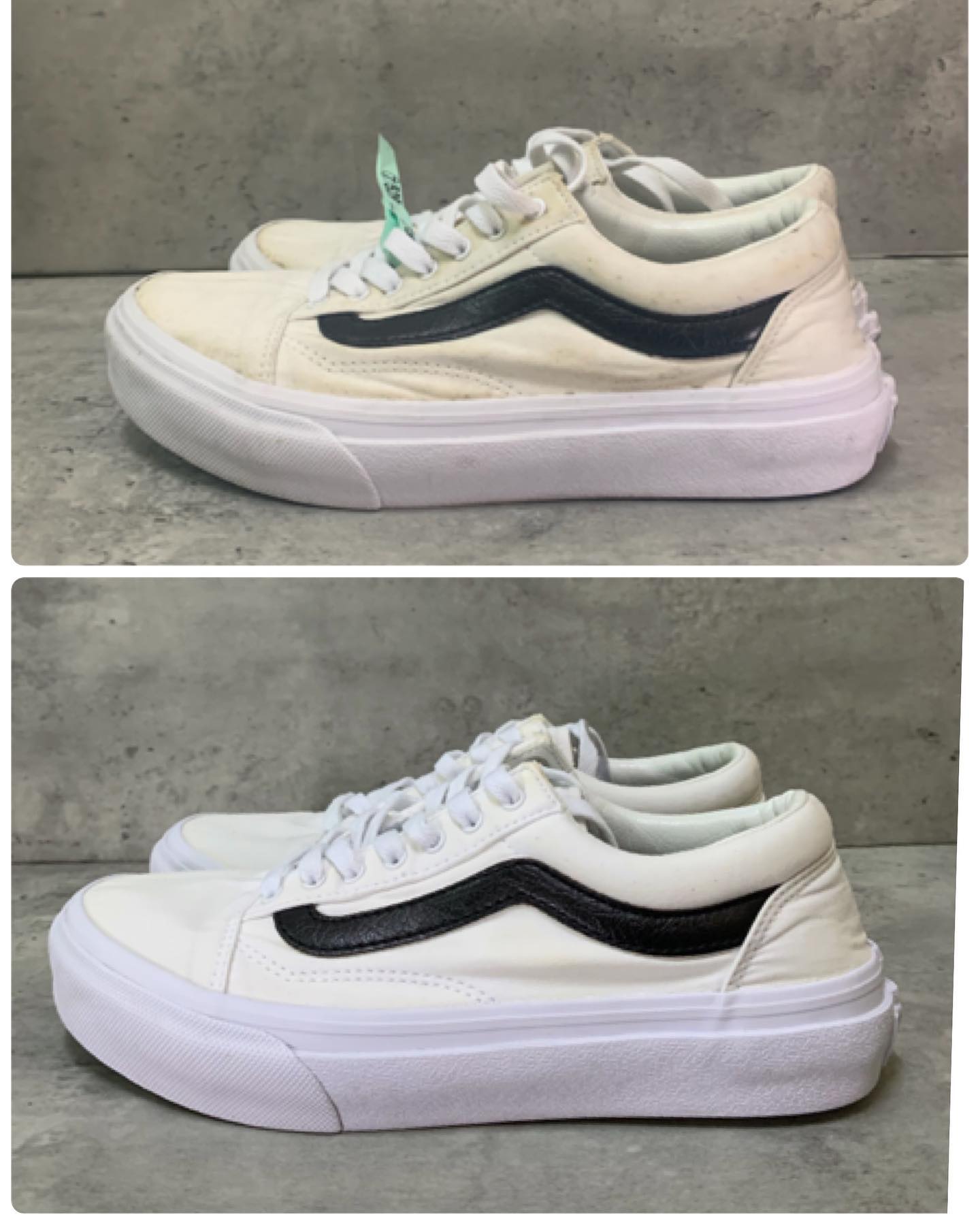 vans old skool-深度清潔保養